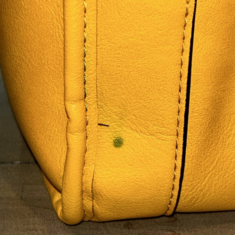 Big Buddha Satchel Crossbody Gold Yellow Color - Picture 8 of 9